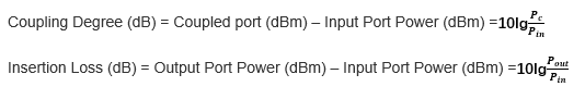 Coupling and Insertion Loss